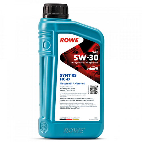 Rowe Hightec Synt RS HC-D 5W-30, 1л