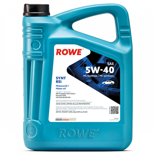 Rowe Hightec Synt RSi 5W-40, 5л