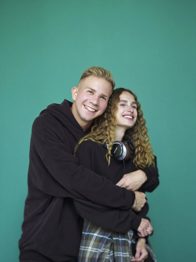 Худи оверсайз в цвете шоколад