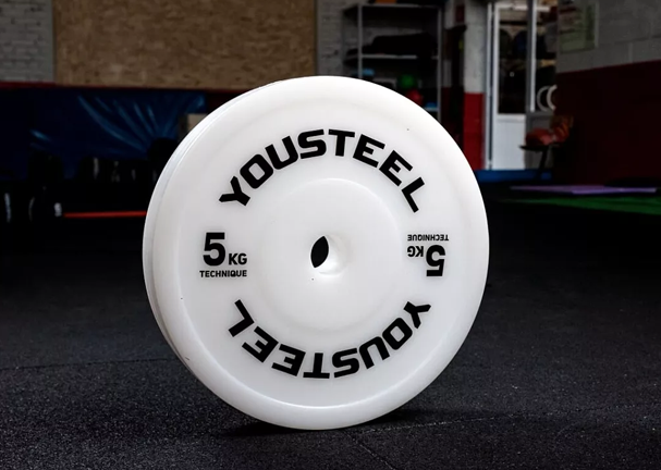 Yousteel Диск технический пластиковый 5 кг, белый