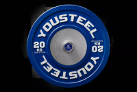 Yousteel Диск соревновательный 20кг, синий