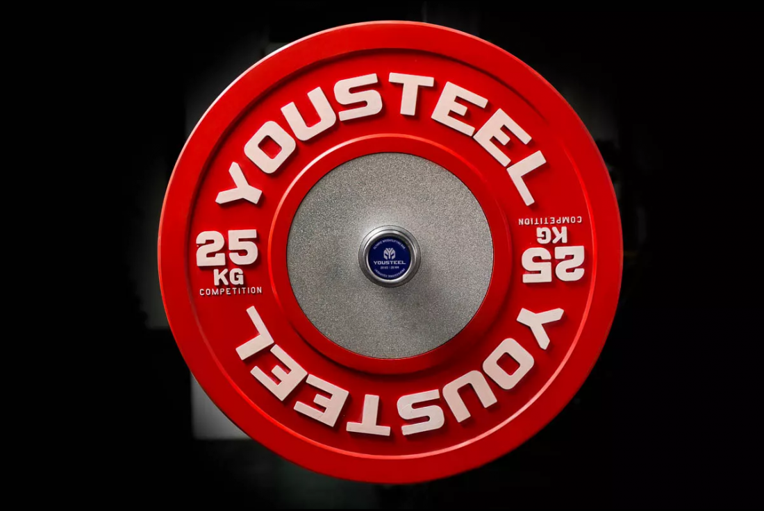 Yousteel Диск соревновательный 25кг, красный