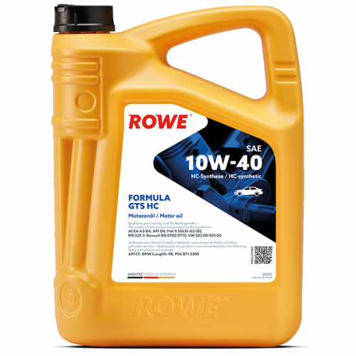 Rowe Hightec Formula GTS SAE 10W-40 HC, 5л