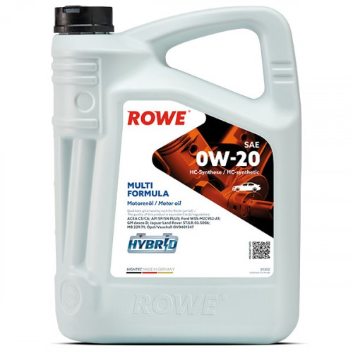 Rowe Hightec Multi Formula SAE 0W-20, 5л