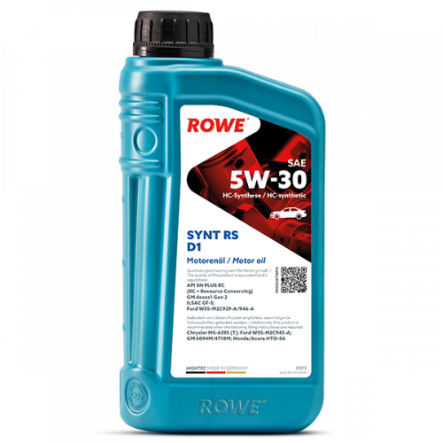 Rowe Hightec Synt RS D1 SAE 5W-30, 1л