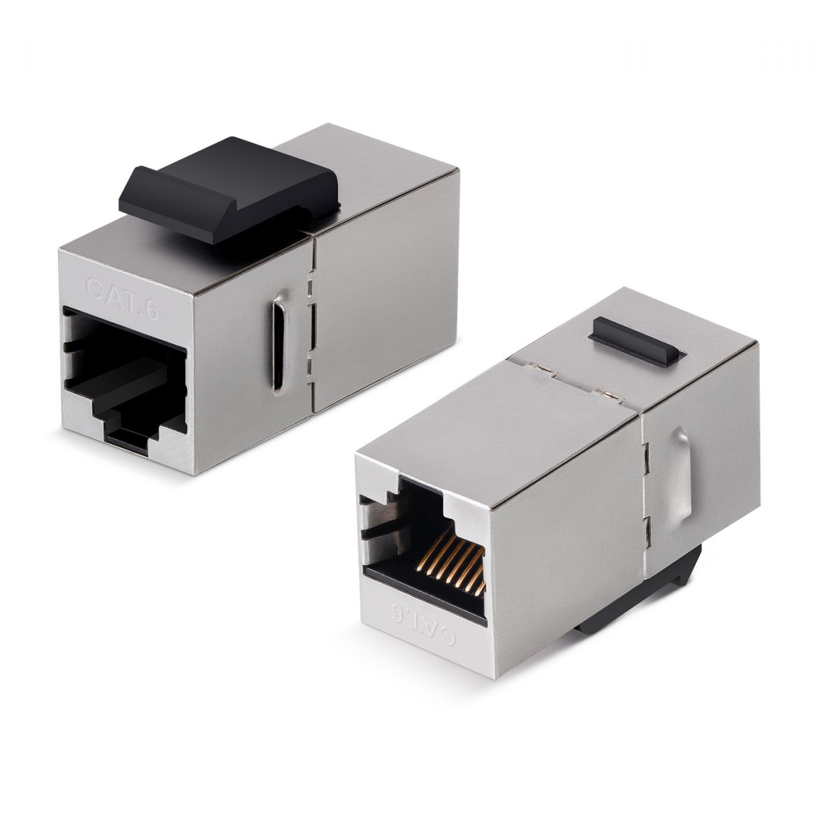 6 разъем Keystone Rj45 Cat АЛЮМИНИЙ