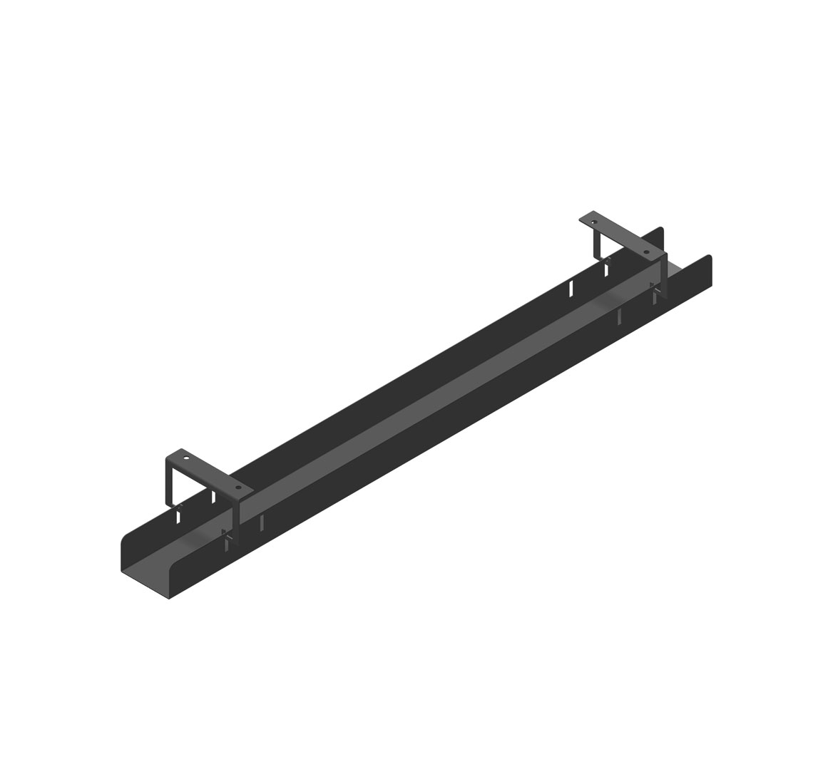 Кабель-канал узкий MF ЧЕРНЫЙ