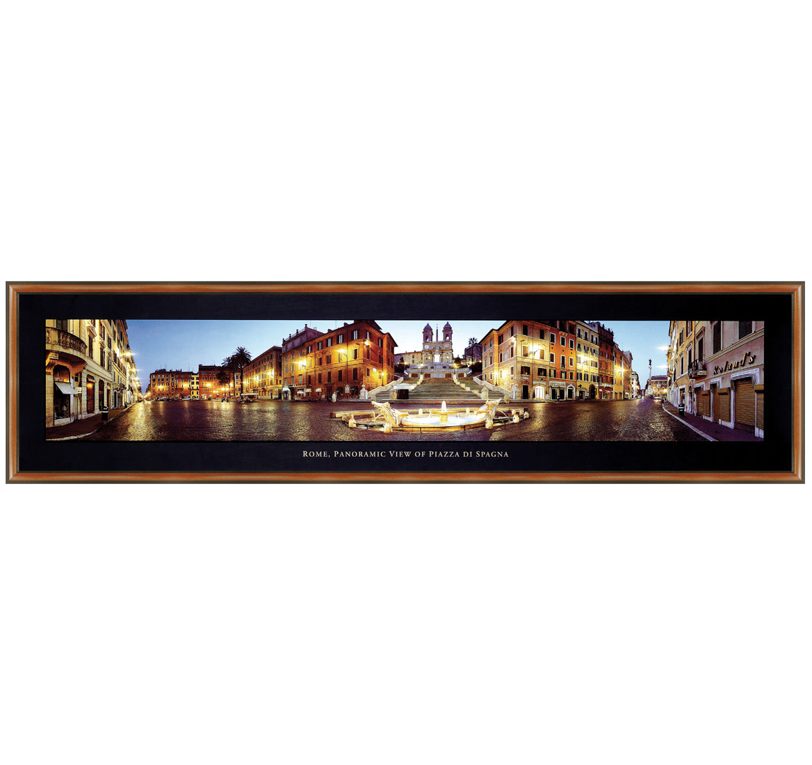 Постер в деревянной раме для офиса Roma