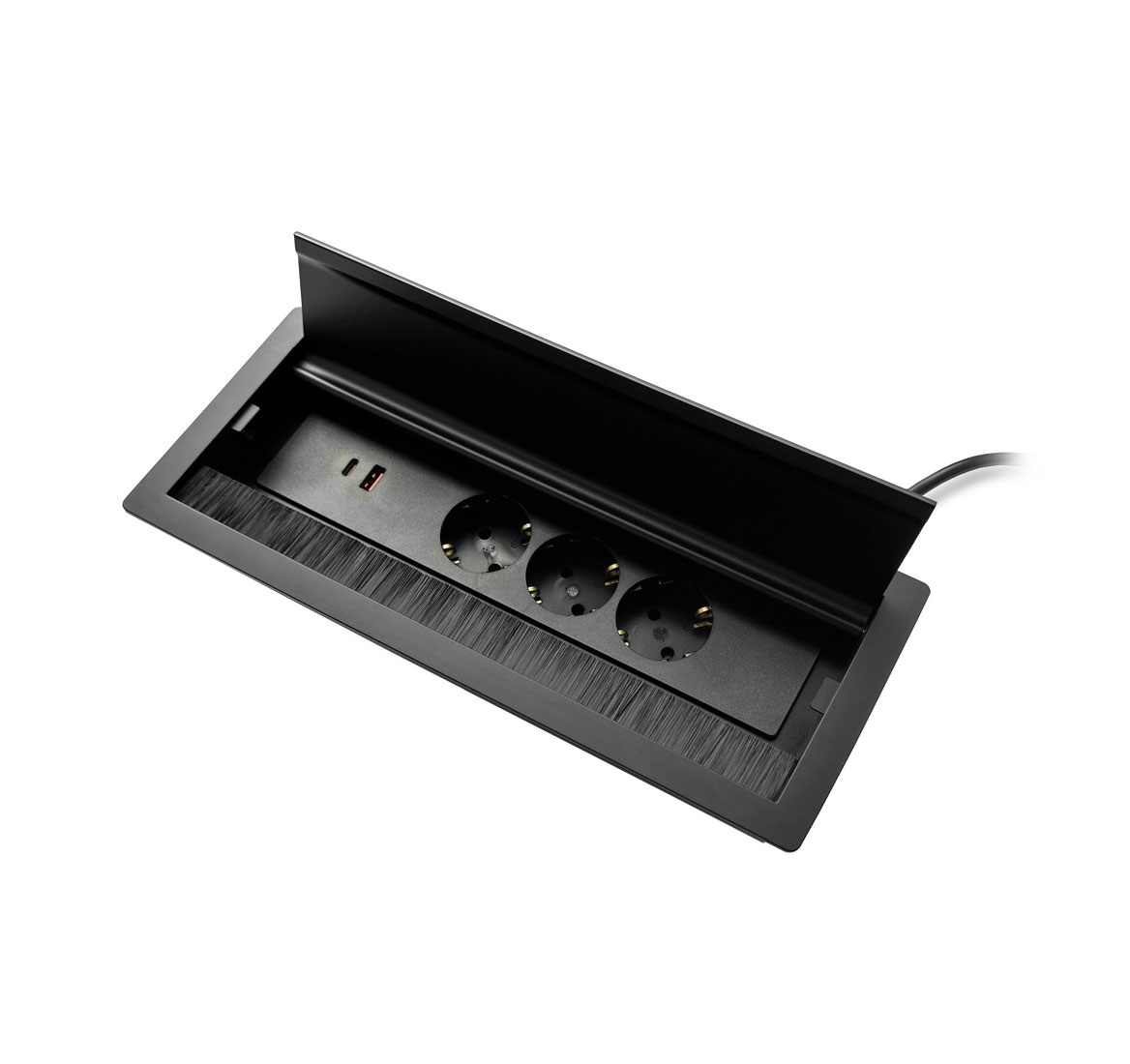 Рамка + Блок 3+2 Solo Into  ЧЕРНЫЙ