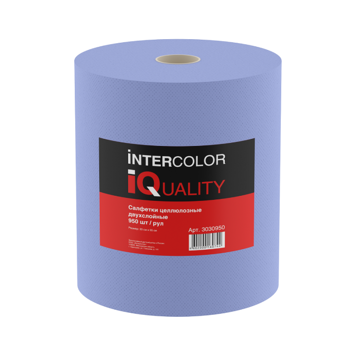 IQ Салфетка бумажная двухслойная 33см.х35см. упаковка 950шт.