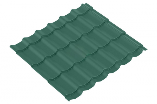 Металлочерепица Супер Monterrey 0.5 MAT RAL 6005