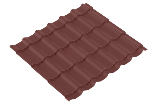 Металлочерепица Супер Monterrey 0.5 Pural RAL 8017