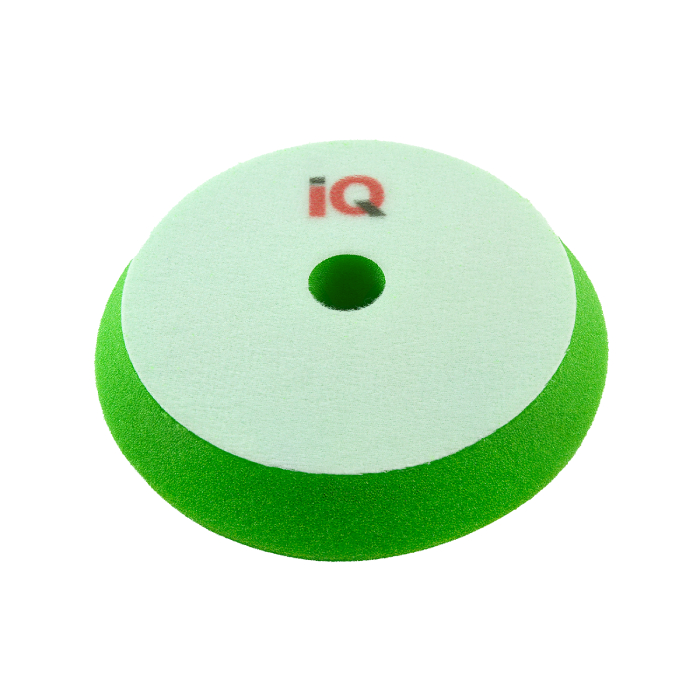 IQ Полировальный круг поролоновый средней жёсткости зелёный D125/150мм. 1 шт.