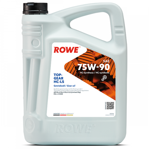 Rowe Hightec Topgear 75W-90 HC-LS, 5л