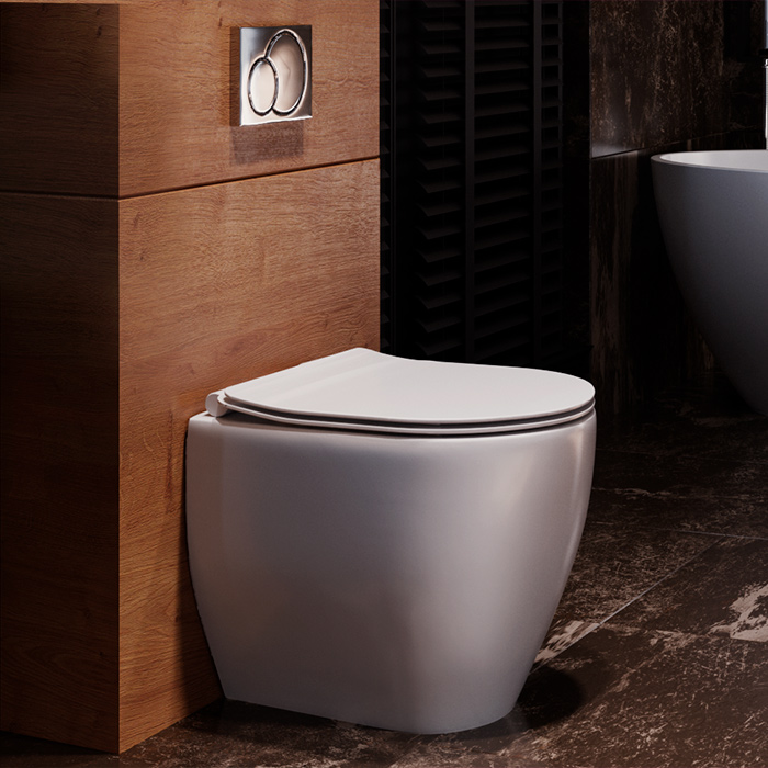 Изображение Унитаз Kerasan Flo 311001, напольный, универсальный слив