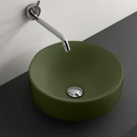 Зеленая раковина Kerasan Cento 355811, круглая 45x45 см схема 1 Зеленая раковина Kerasan Cento 355811, круглая 45x45 см схема 1