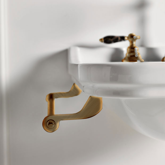 Полотенцедержатель Kerasan Waldorf 740890 с креплением на раковину ФОТО