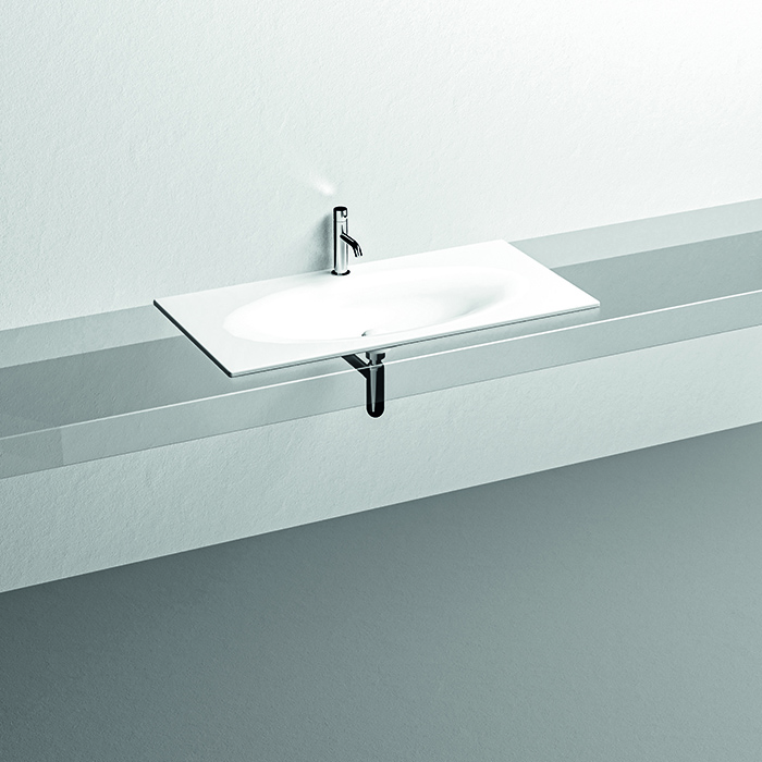 Накладная раковина Kerasan Shape 547030*1, прямоугольная 102x52 см