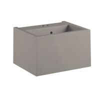 Раковина подвесная Kerasan Lavabi arredo 574059*2, серый цвет 60x46, 5 см схема 1