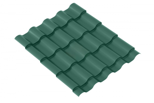 Металлочерепица VERONA 0.5 Полиэстер двусторонний RAL 6005