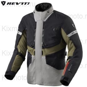 Мотокуртка Revit Neptune 3 Gore-Tex, серо-зелёная