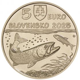 Дунайский лосось  5 евро Словакия 2025 на заказ