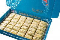 074/Пахлава "Паландокен"с грецким орехом, Фисташки и Пекмез уп-2кг