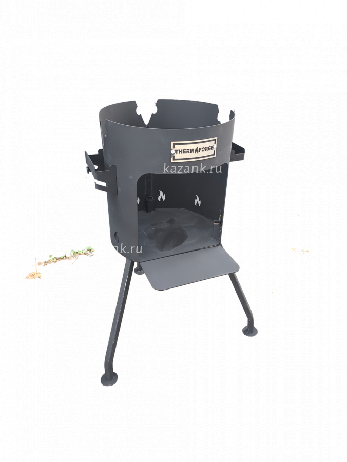 Печь под казан на 4-6л. d-28 см.сталь 2 мм