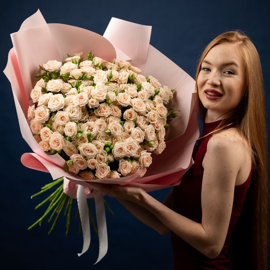 Кустовая роза (сорт Таня) 25 шт
