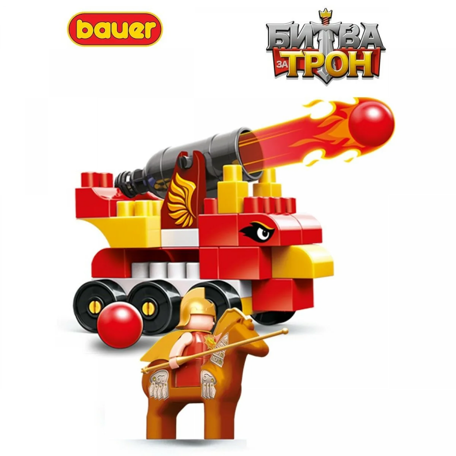 Конструктор "Битва за трон" набор с катапультой, пушкой, машиной и крепостью