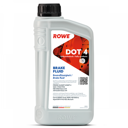 Rowe Hightec Brake FLuid DOT 4, 1л