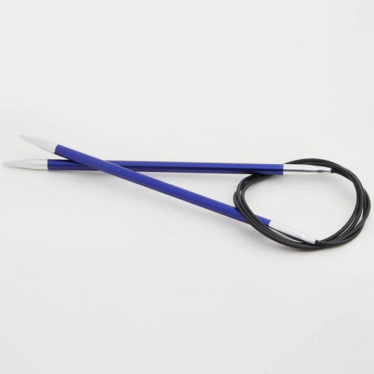 Спицы круговые Zing  KnitPro на леске 80 см