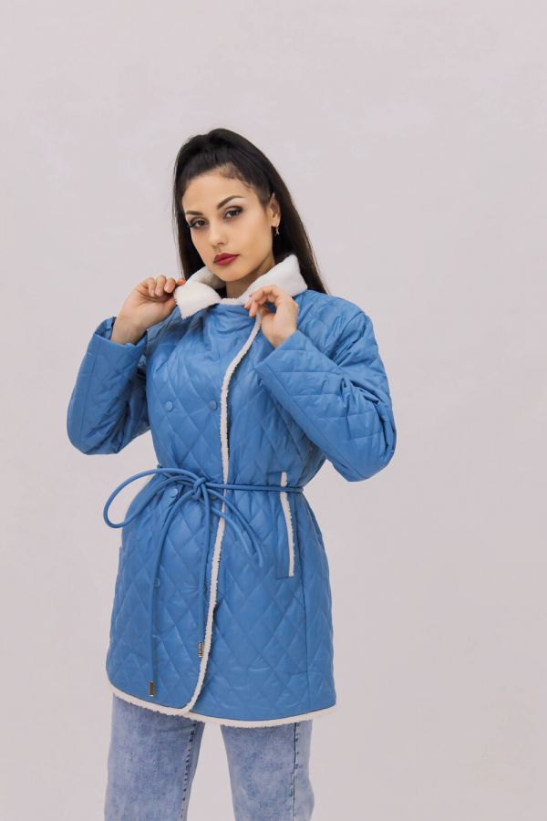 Куртка демисезоннная арт.326 Тренд Лайт Премиум [светло-синий]