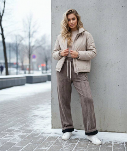 Брюки теплые женские 50429