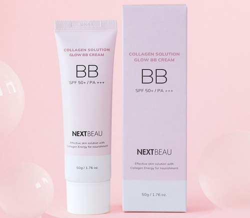 Омолаживающий ББ крем с гидролизованным коллагеном 01 Светло-бежевый, 50г, NEXTBEAU
