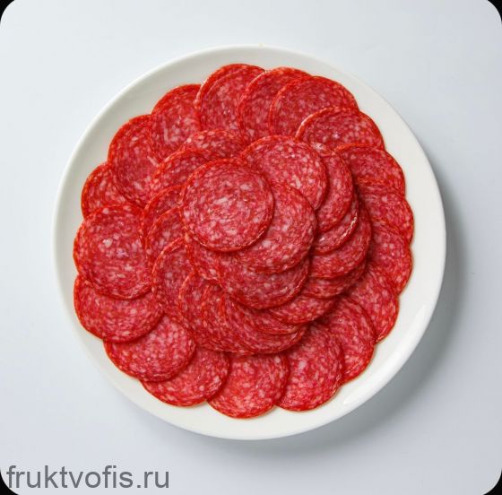 Колбаса Салями 150 г, сырокопченая Итальянская Останкино, нарезка