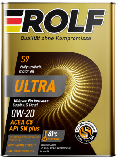 Rolf Ultra 0W-20 С5-SN plus, 4л