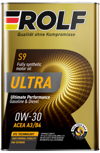 Rolf Ultra 0W-30 A3/B4 SL/CF, 1л