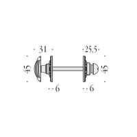 Фиксатор сантехнический Colombo KLU19 BZG 6B схема