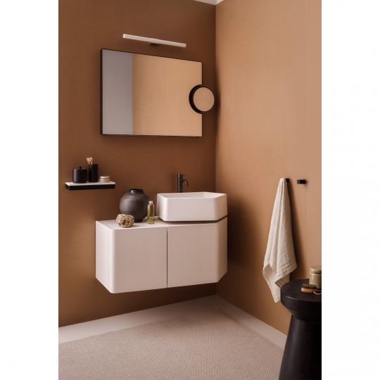 Тумба под раковину подвесная Cielo Kanto KAM87E/KAM87L 87х52х40 см схема 3