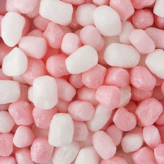 Розовые маршмэллоу пенопласт