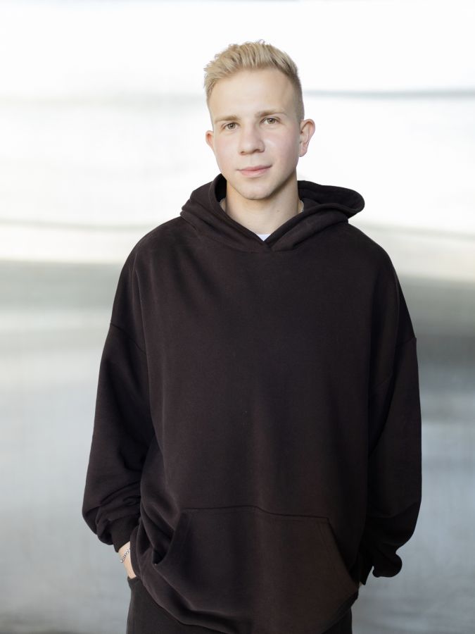 Худи оверсайз в цвете шоколад