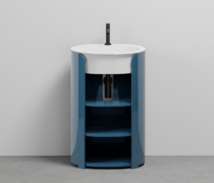 Тумба напольная Cielo I Catini Tiberio с открытыми полками CAMTE/CAMTL 56х46 см ФОТО