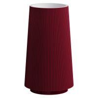 Раковина напольная рифленая Boheme Corian 801-Torre-BUR, в цвете бургундия схема 1