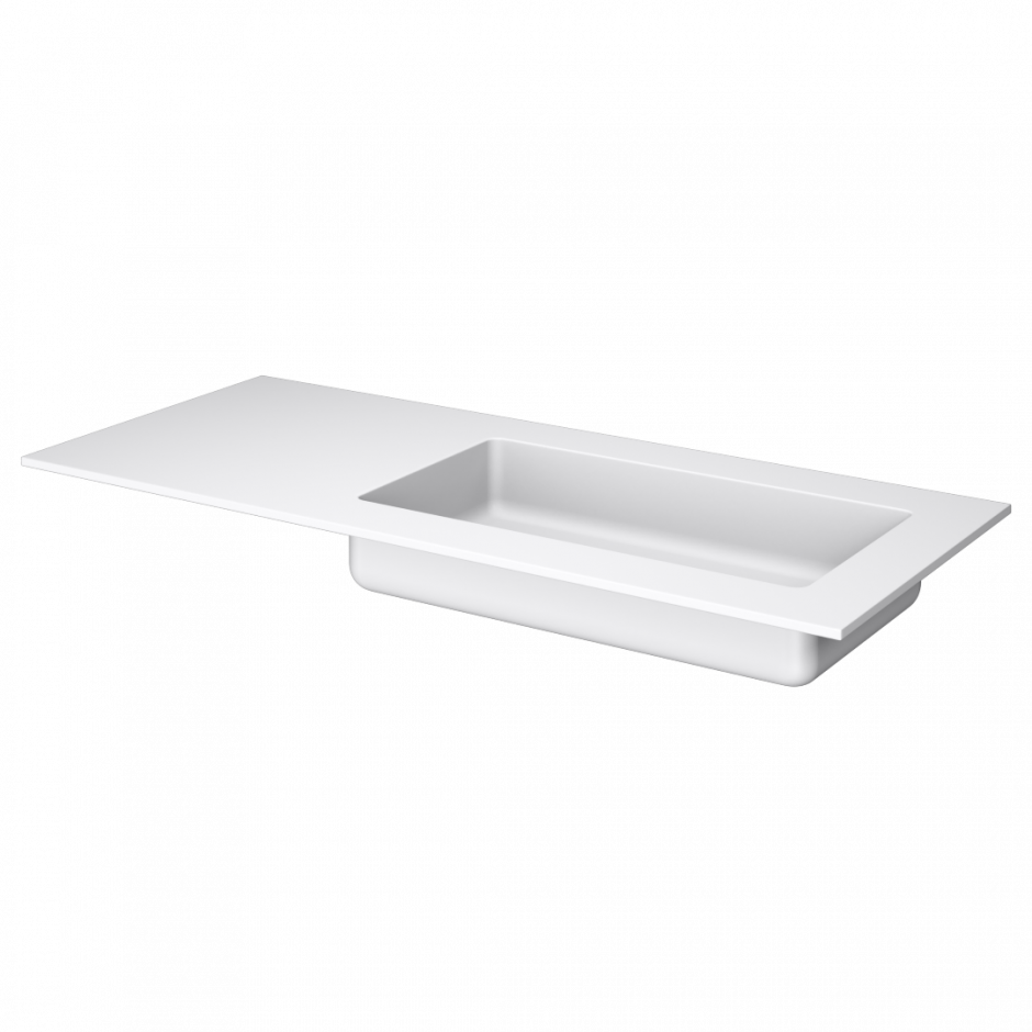 Изображение Раковина-моноблок Armadi Art Quatro 793-120-W-R 121х52 см