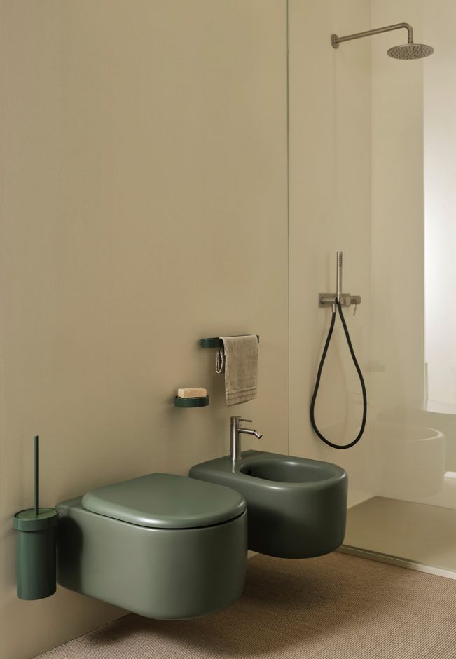 Биде подвесное Cielo Itaca ITBS с 1 отверстием под смеситель, крепеж в комплекте ФОТО