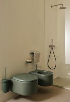 Биде подвесное Cielo Itaca ITBS с 1 отверстием под смеситель, крепеж в комплекте схема 6