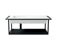 Каркас под раковину Cielo Era ERST100 с открытой полкой 100х46х40 см схема 1