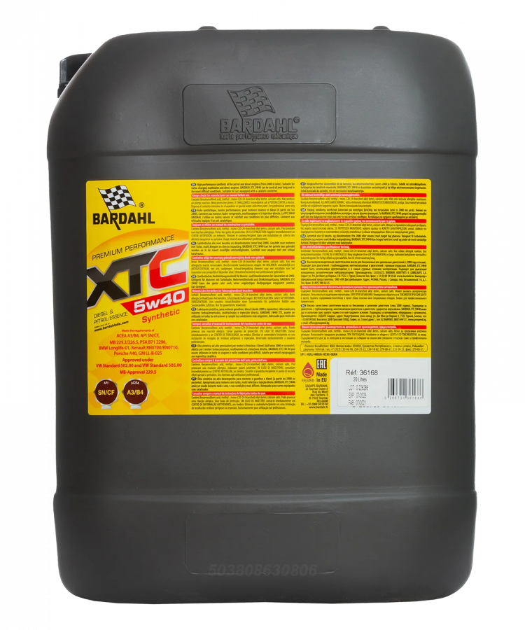 Bardahl XTS 5W-40, 20л