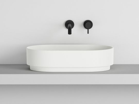 Накладная раковина Cielo Mare MRLAO овальная, 60х38х15 см схема 3